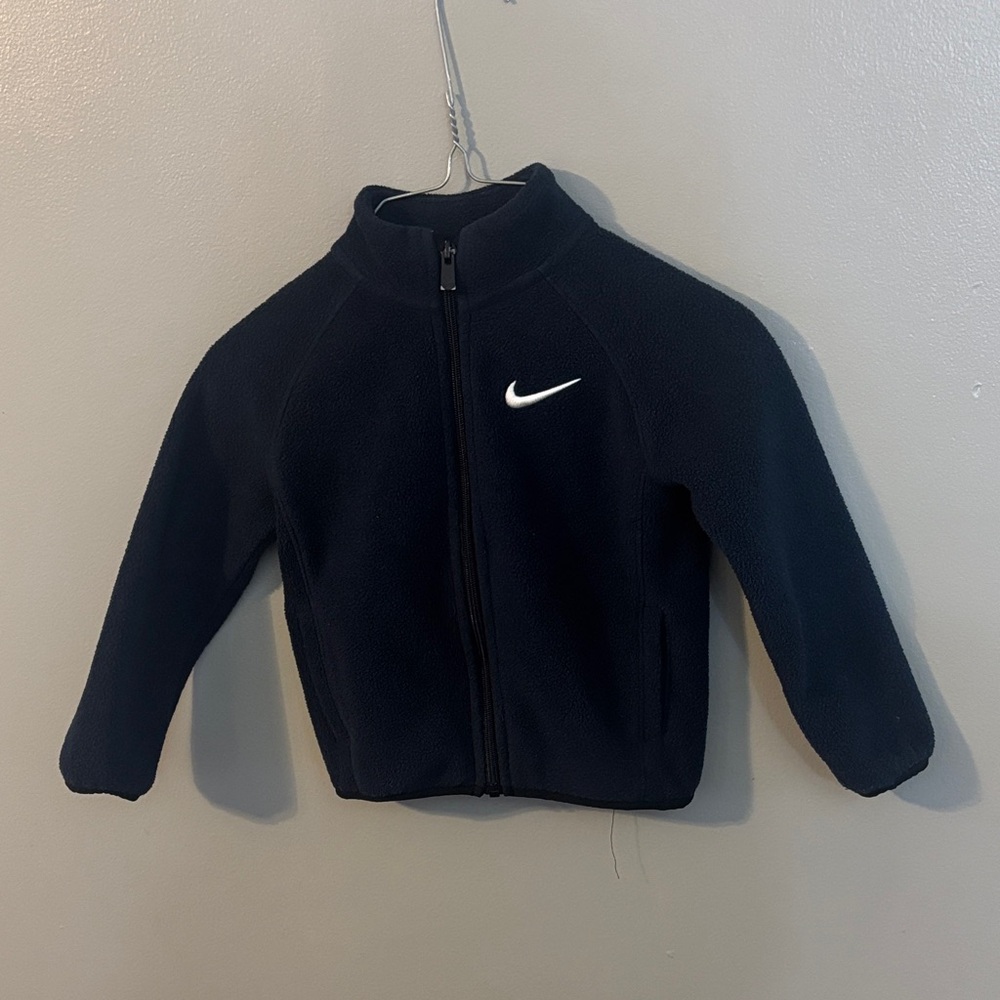 Nike Navy Blue Full-Zip Fleece Jacket